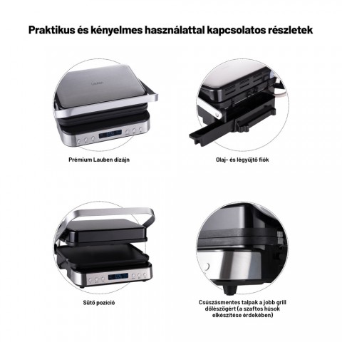 Lauben Contact Grill Deluxe 2000ST - Kontakt Grill